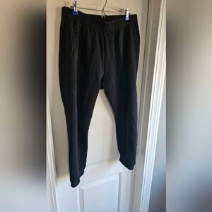 Z Supply Black Quilted Joggers